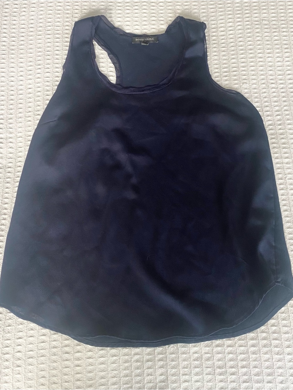 Banana Republic Factory Navy Racerback tank size medium